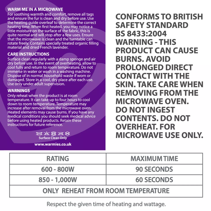 Warmies Westie Dog Microwavable Lavender Scented Soft Toy