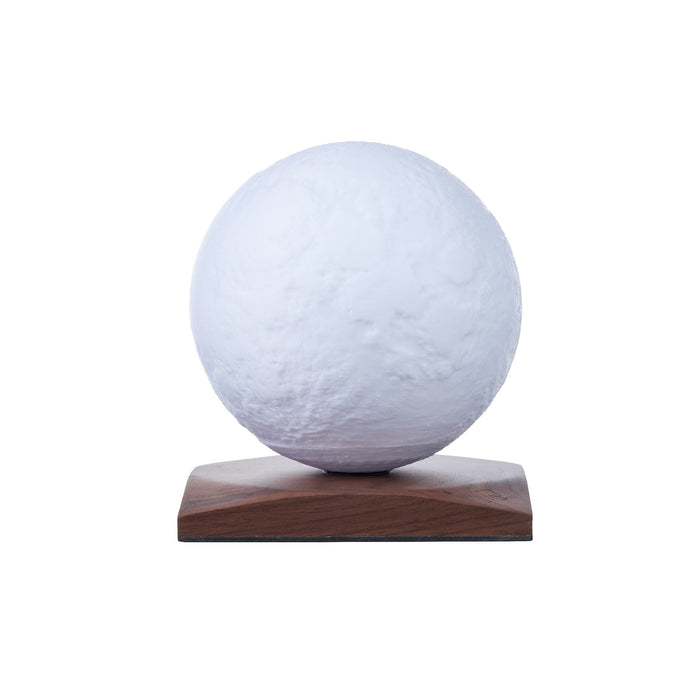 Gingko Smart Luna Spin LED Desk Lamp Walnut Wood