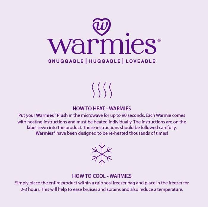 Warmies Butterfly 13" Microwavable Soft Comforting Toy Wheat Filled With Lavender Scent