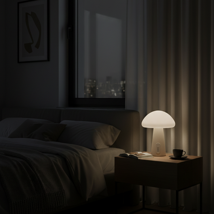Xtralite Shroomi Colour-Changing LED Mushroom Desk Lamp