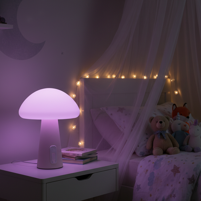 Xtralite Shroomi Colour-Changing LED Mushroom Desk Lamp
