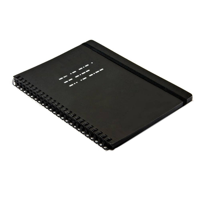 Daycraft A5 Braille Cover Black Paper Sketchpad Notebook