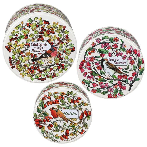 Emma Bridgewater Birds In A Hedgerow Set of 3 Cake Tins