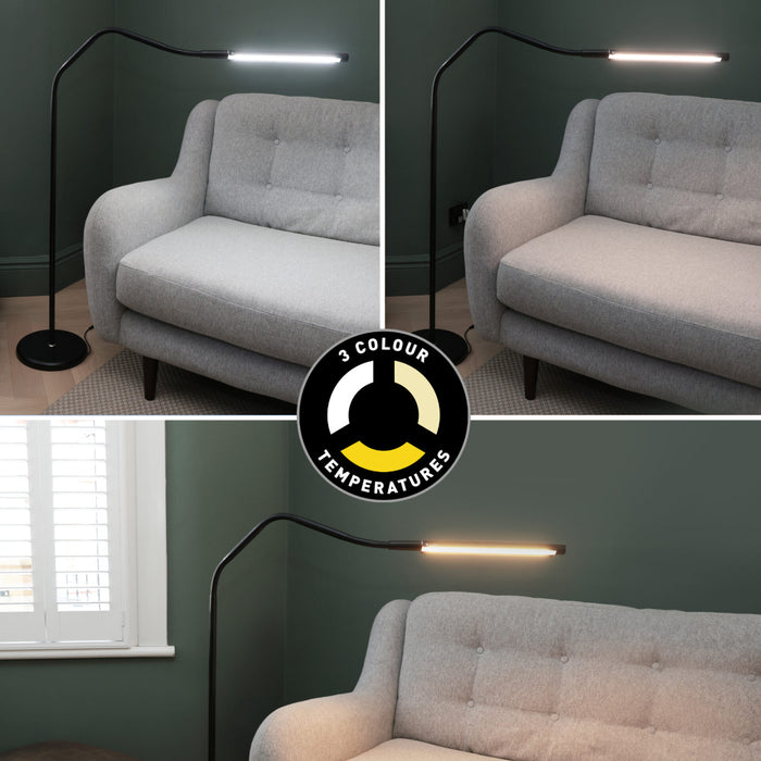 The Daylight Company Electra LED Black Floor Lamp