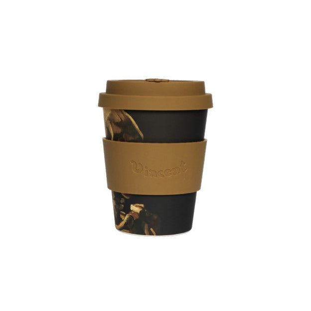 Ecoffee Cup Vincent Van Gogh Skull Reusable Travel Mug 12oz