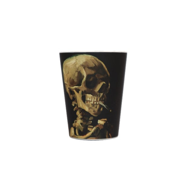 Ecoffee Cup Vincent Van Gogh Skull Reusable Travel Mug 12oz
