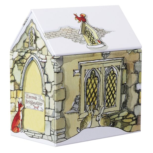 Emma Bridgewater Winter House Shaped Storage Tin