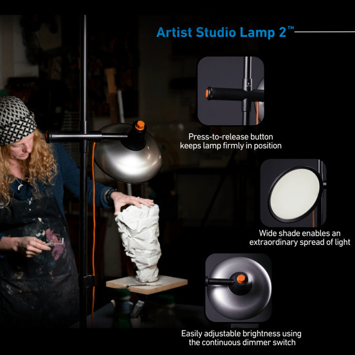 The Daylight Company Wide Artist LED Studio Floor Lamp