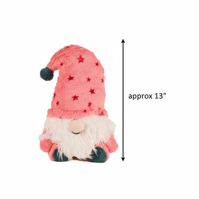 Warmies Christmas Pink Gonk Microwavable Lavender Scented Soft Toy