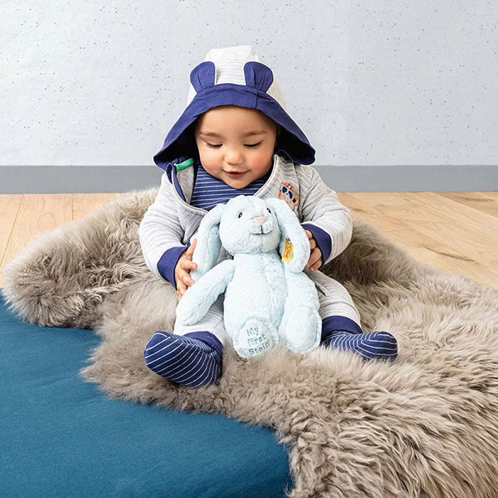 Steiff 'My First Steiff' Blue Hoppie Rabbit Soft Toy