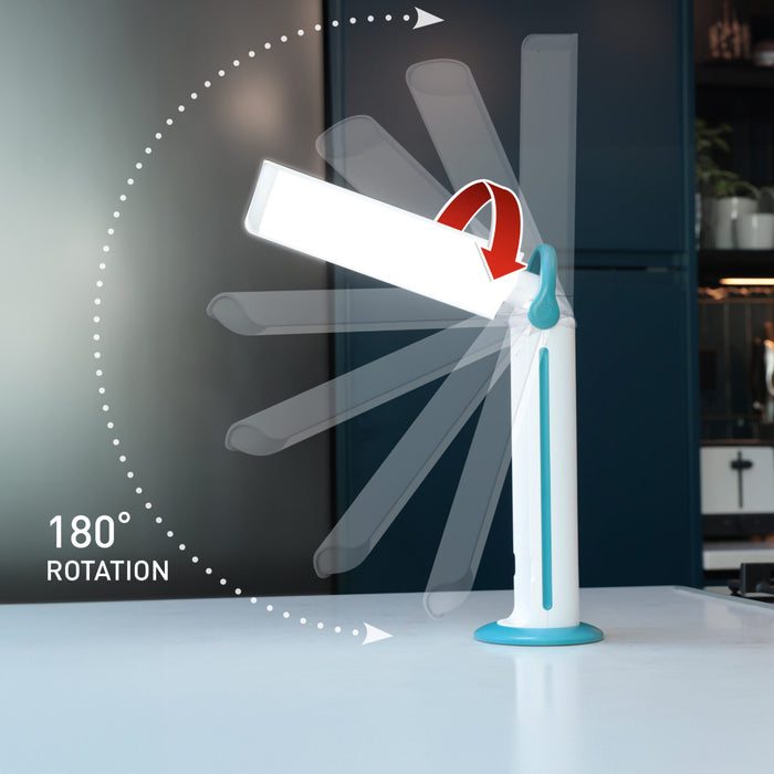 The Daylight Company Twist 2 Go LED Portable Flip Desk Lamp