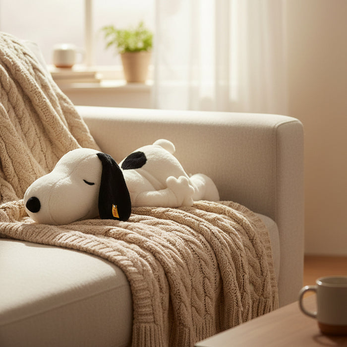 Steiff Giant Snoopy Laying Soft Toy 43cm