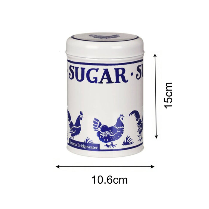 Emma Bridgewater Blue Hens Set Of 3 Caddies