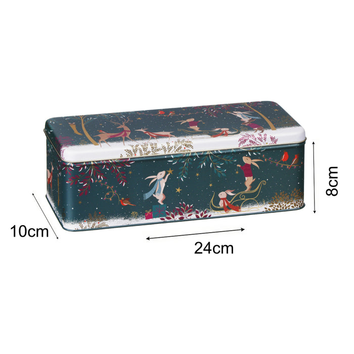 Sara Miller Woodland Tales Rectangular Storage Tin