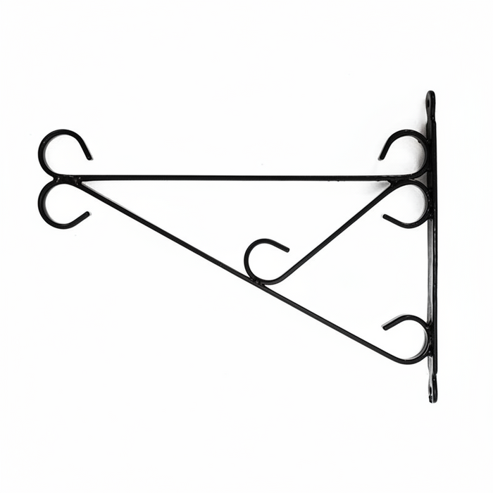 Garden Hanging Basket Bracket Wall Mounted Metal Outdoor Hook Heavy Duty 16/18"