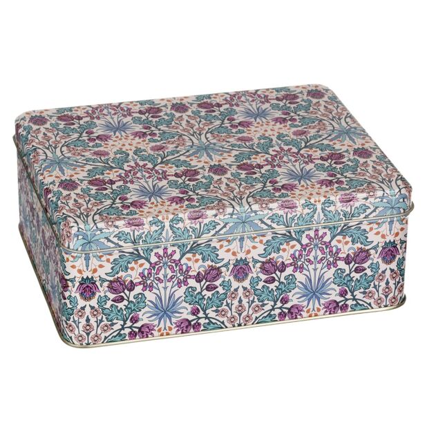 Arts & Crafts Hyacinth Storage Tin