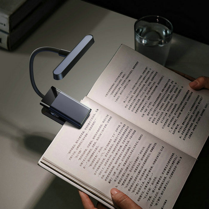 Xtralite LED Rechargeable Clip-On Book Light With Adjustable Brightness