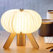 fully open and illuminated Gingko R Space rechargeable battery powered desk lamp