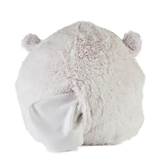 Warmies supersized pink hamster hand warmer rear view