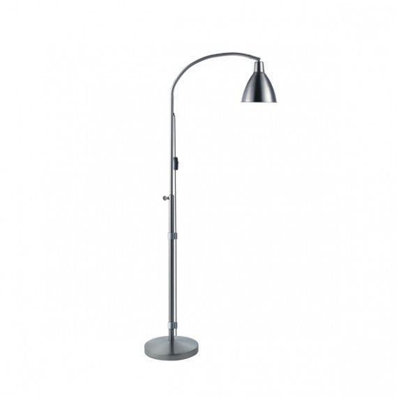 The Daylight Company Flexi-Vision Floor Lamp, Silver Chrome With Flexible Arm