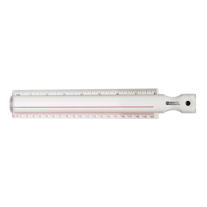 Mighty Bright 8” x 1” Redline Ruler Magnifier — Pizzazz Retail