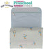 Blue Grey Baby Changing Mat Slightly Unfolded To Show Inner Zip Pocket Detail 
