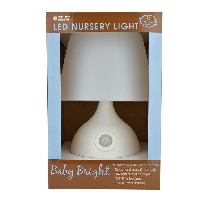 baby bright led sensor light lamp in white in original outer packaging