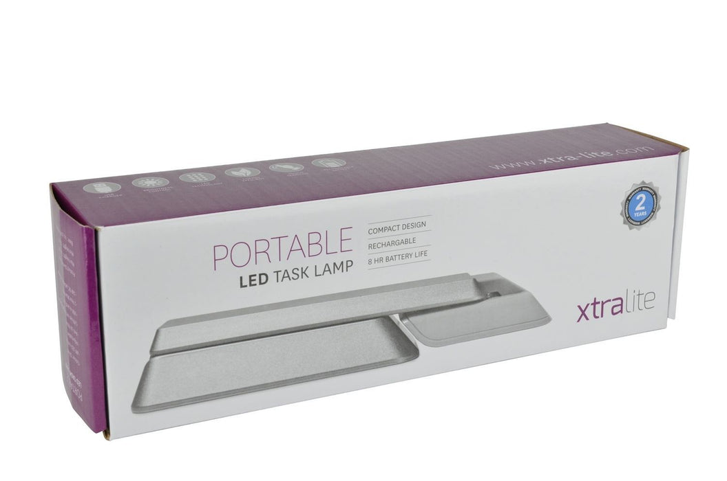 xtralite led portable folding lamp in original packaging