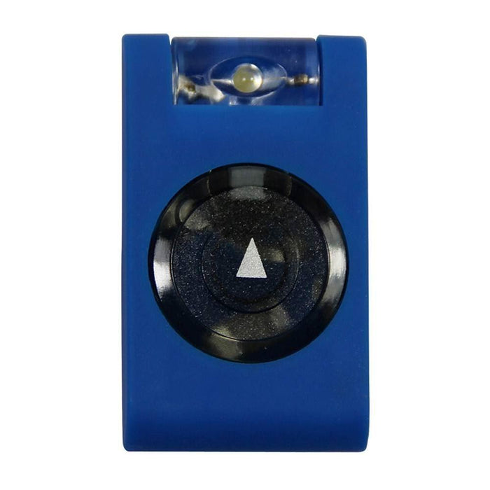 MicroClip rubberised LED light in blue