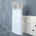 NiteSafe Duo-Lux plugged into the wall emitting light