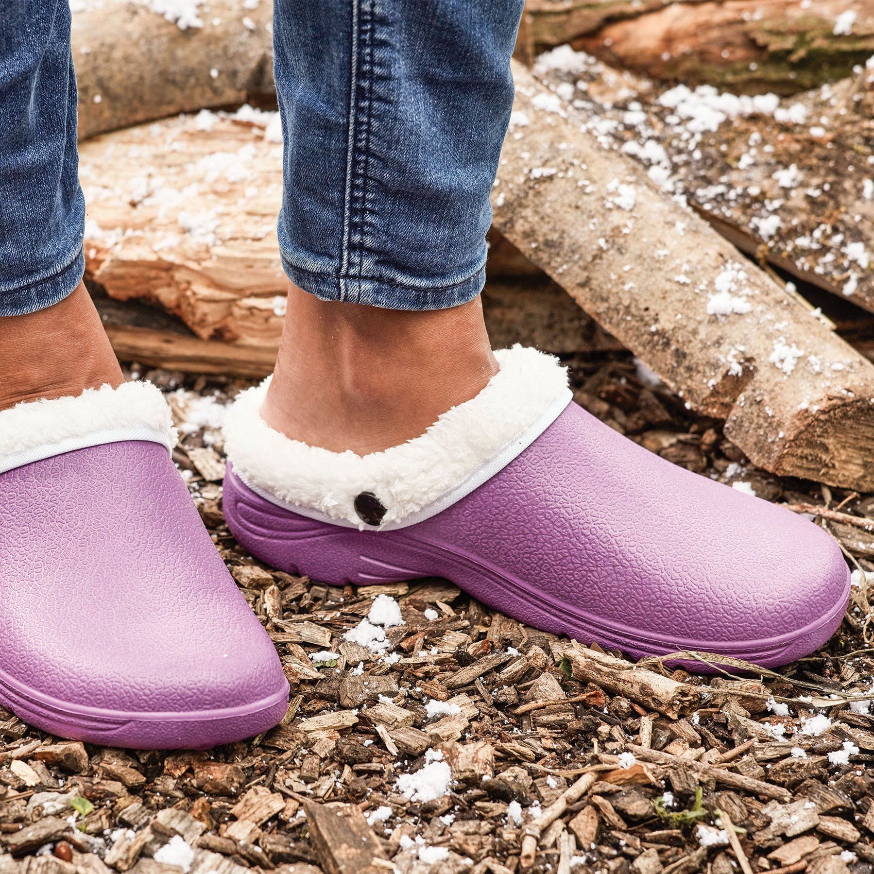 briers ladies rubber clogs