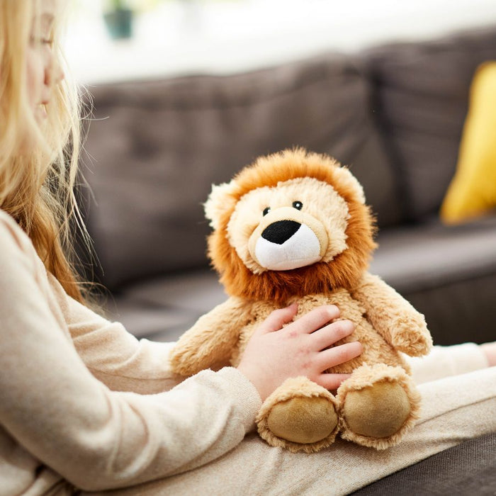 warmies 13" microwavable lion soft toy