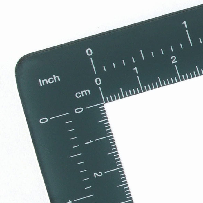 Corner of A4 Light Pad With Cm And Inch Ruler Boarders