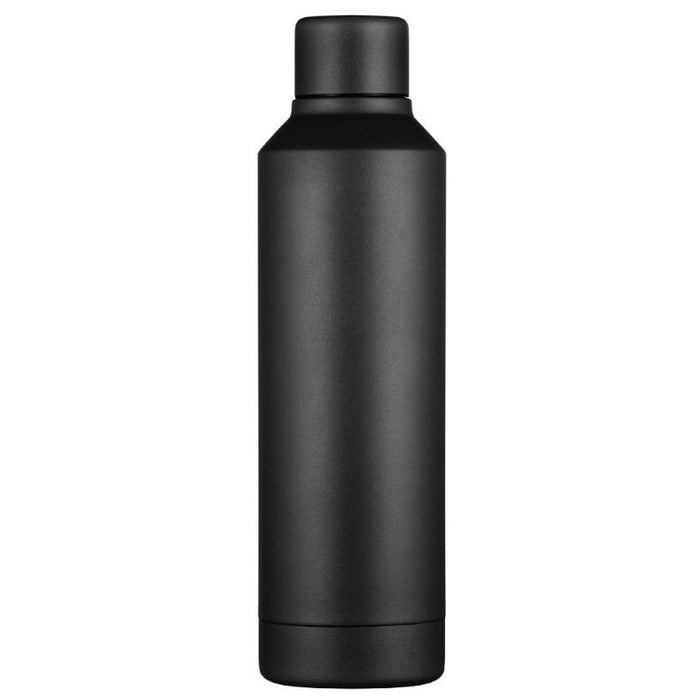 ecoffee Sleek Black Stainless Steel Water Bottle Vacuum Flask