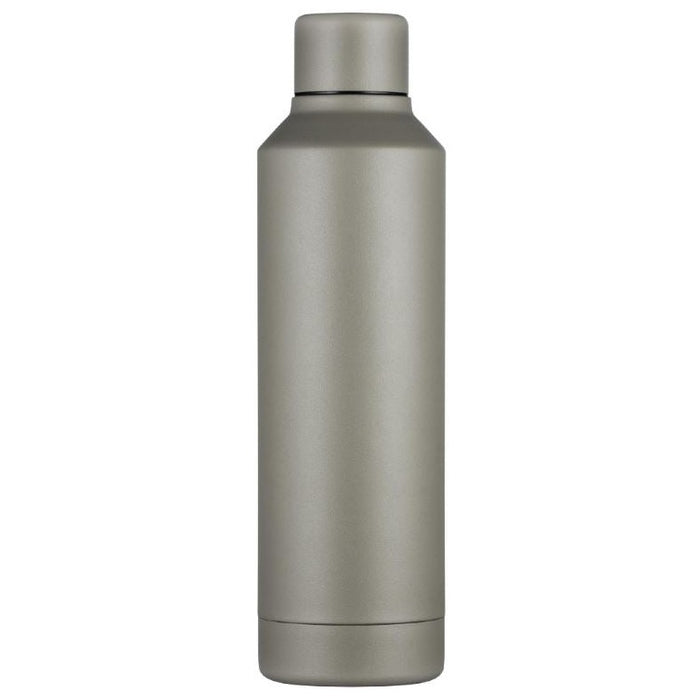 ecoffee Sleek Grey Stainless Steel Water Bottle Vacuum travel Flask 