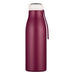 500ml Stainless Steel Mauve water bottle with an off White Lid.
