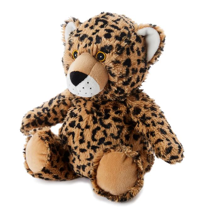Warmies Leopard 13" Microwavable Soft Comforting Toy Wheat Filled With Lavender Scent