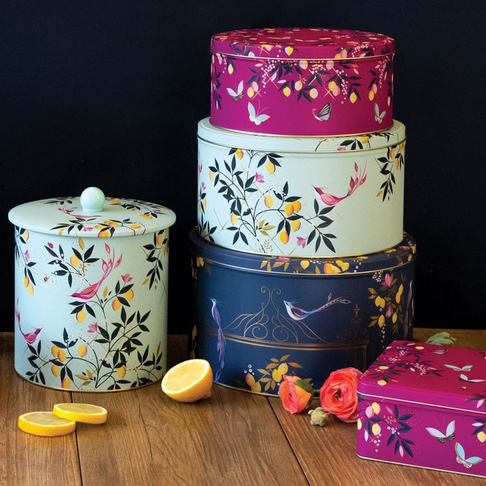 Sara Miller Orchard Collection of Kitchen storage Tins