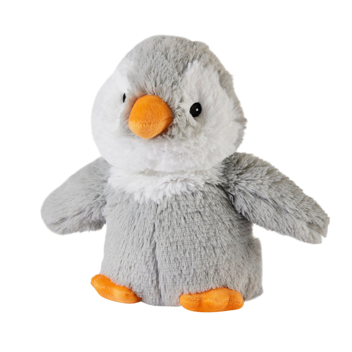 Warmies Grey Penguin 13" Microwavable Soft Comforting Toy Wheat Filled With Lavender Scent