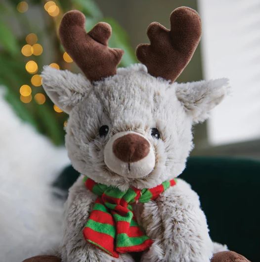 Warmies Christmas Jumper Bear & Reindeer Microwavable Soft Toys Bundle