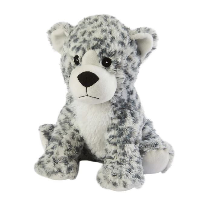 Warmies Snow Leopard 13" Microwavable Soft Comforting Toy Wheat Filled With Lavender Scent