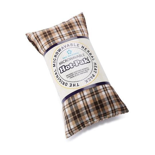 Hot-Pak Microwavable Tartan Heat Pack Pain Relief Lavender Scented Wheat Neck & Body Wrap