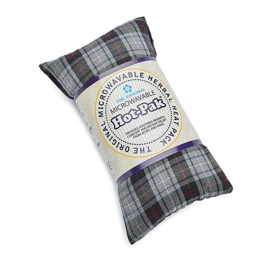 Hot-Pak Microwavable Tartan Heat Pack Pain Relief Lavender Scented Wheat Neck & Body Wrap