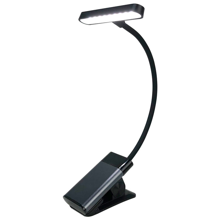 Xtralite LED Rechargeable Clip-On Book Light With Adjustable Brightness