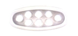 close up view of the LED light featured in nitesafe slim sensor motion activated nightlight
