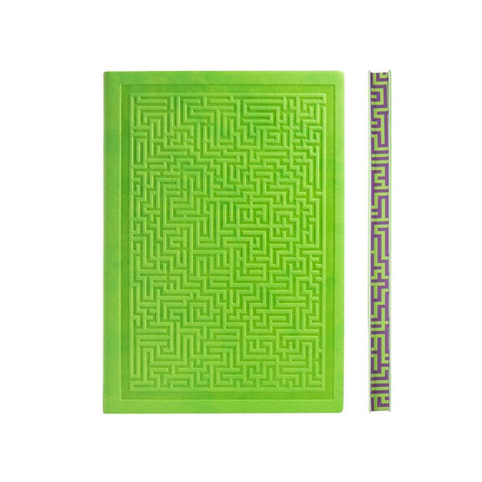 Daycraft A5 Lined Notebook Amazer Green Maze Note Pad